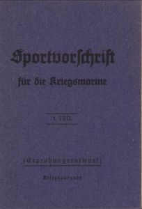 Sportvorschrift für die Kriegsmarine 1938