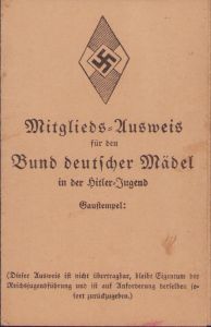 1934 Dated BDM Ausweis