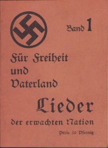 'für Freiheit und Vaterland' Liederbuch