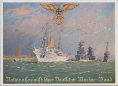 Nationalsozialistischer Deutscher Marinebund postcard