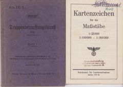 'Truppenvermessungsdienst' Instruction Booklet 1942