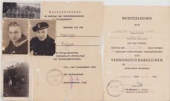 Kriegsmarine Award Document Grouping (Ede)