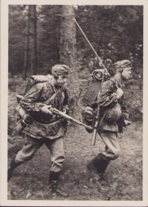 Waffen-ss ''Funktrupp'' Postcard