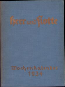 Heer und Flotte Wochenkalender 1934