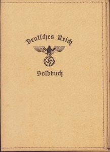 Yellow Wehrmacht Soldbuch Protection Cover