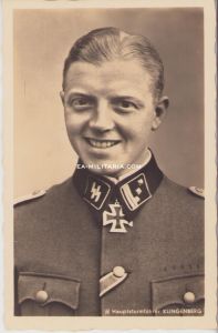 Ritterkreuzträger Postcard of SS-Hauptsturmführer Klingenberg