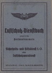 Luftschutz-Dienstbuch (LS-Polizei)