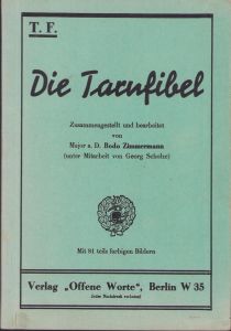 Rare 'Die Tarnfibel' Instruction Booklet