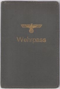 Green Wehrmacht Wehrpass Protection Sleeve