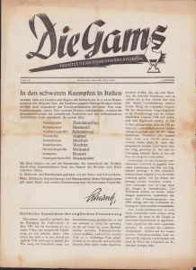 'Die Gams Frontzeitung 23 Juli 1944' Newspaper