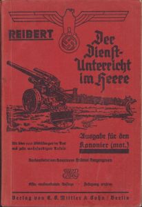 Unit Marked Wehrmacht 'Kanonier mot.' Reibert 1938/39