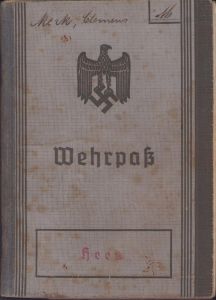 8.(M.G.) Komp. Inf.Rgt.390 Wehrpass (KIA)Leningrad