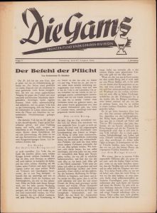 'Die Gams Frontzeitung 27 August 1944'