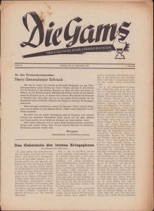 'Die Gams Frontzeitung 24 Sept. 1944'