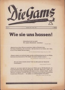 'Die Gams Frontnachrichtenblatt 4 März 1945'