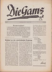'Die Gams Frontzeitung 20 August 1944' Newspaper
