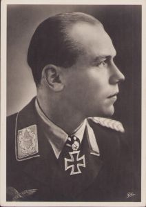 Ritterkreuzträger Postcard ''Major Wick''