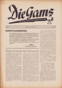 'Die Gams Frontzeitung 8.Okt.1944'