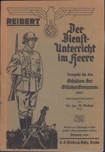 Wehrmacht Schützen 'Reibert' Handbook (1940)