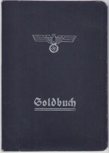Black Wehrmacht Soldbuch Protection Sleeve
