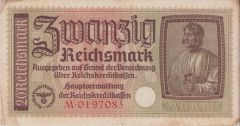 'Zwanzig Reichsmark' Banknote 