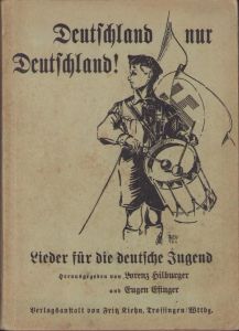 'Deutschland nur Deutschland' HJ Liederbuch 1934