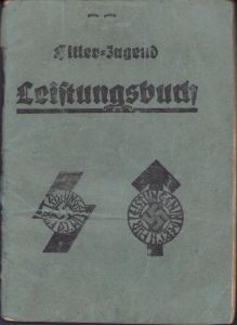 Named Hitler-Jugend (DJ) Leistungsbuch (1937)