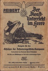 Rare WH Infanteriegeschütz Reibert 1938/39