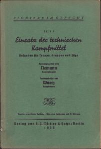 'Einsatz der technischen Kampfmittel' Booklet 1938