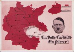 Adolf Hitler Portrait Postcard 1939