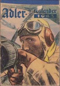 Rare Luftwaffe 'Der Adler' Wall Kalender 1943'