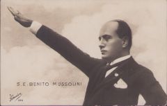 Benito Mussolini Postcard