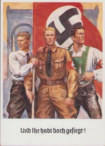 Postcard 'Und ihr habt doch gesiegt' 1938