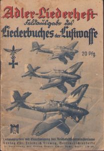 Adler-Liederheft Liederbuches der Luftwaffe