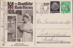 DRK-Schwester Postkarte 1941