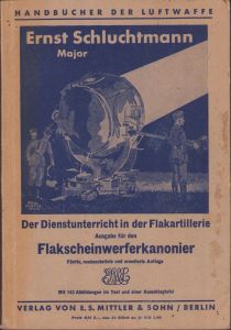 Named 'Flakscheinwerferkanonier' Handbuch (1942/43)