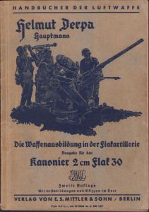 Luftwaffe 'Kanonier 2cm Flak 30' Booklet 1940