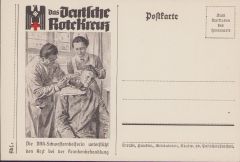'DRK-Scherternhelferin' Postkarte
