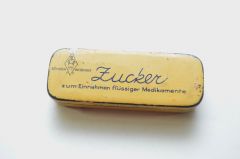 German Sugar Tin for Medical Use