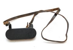 Bakelite Dienstglas Lens Cover with Strap (both marked)