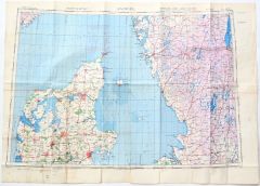 British Military Map of Aalborg (Denmark) 1942