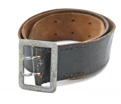 Black Leather Wehrmacht Officer's Belt