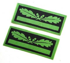 Waffen-ᛋᛋ (Sturmführer) or Heer Camo Rank Sleeve patches