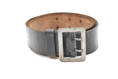 Black Leather Wehrmacht Officer's Belt (Assmann)