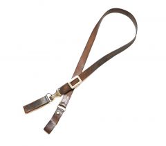 Brown Leather Wehrmacht Cross Strap 