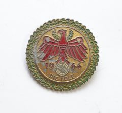 Gold 1944 'Pistole' Tirol Shooting Badge