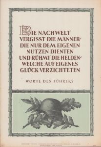 Wochenspruch der NSDAP (week 40, 1941)