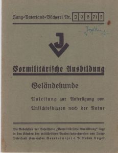 'Vormilitärische Ausbildung Geländekunde' Booklet
