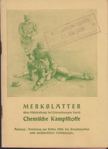 'Chemische Kampfstoffe' Instruction Booklet (1939)
