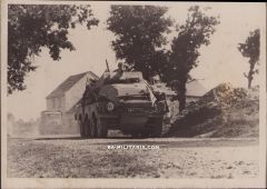 'Panzerspähwagen Sd.Kfz.233' in Italy Press Photograph